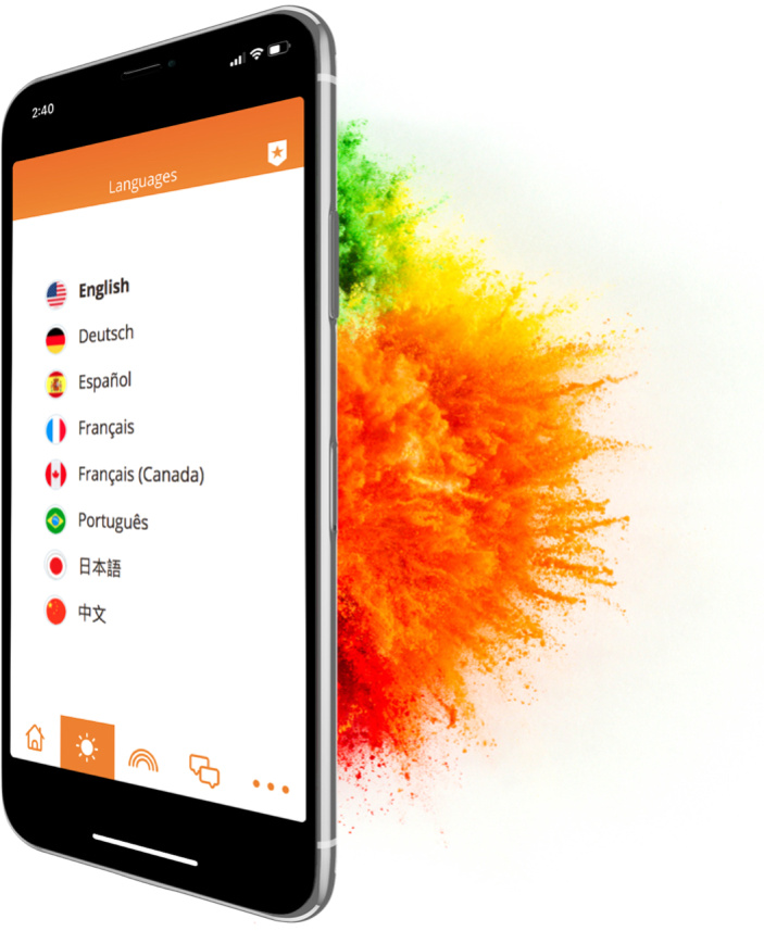 Screenshot of Happify mobile app in smartphone frame